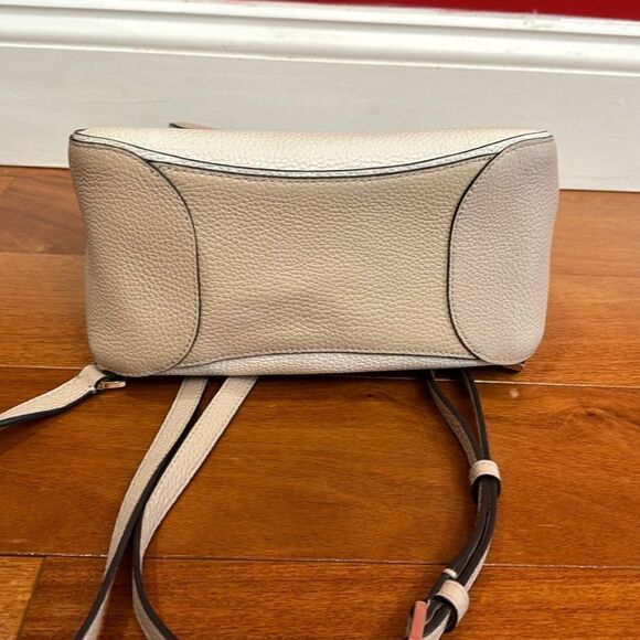 Kate Spade Leila Medium 2 Tones Pebbled Leather Backpack Drawstring Flap Closure main image 8
